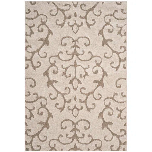 Blaris Shag Performance Damask Rug